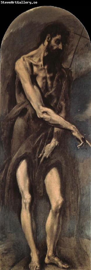 El Greco St John the Baptist